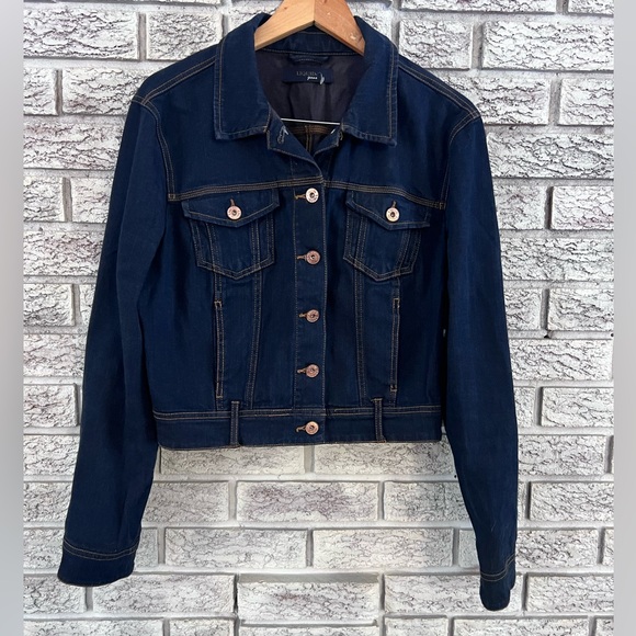 Liquid Jeans Jackets & Blazers - Liquid Jeans Cropped Denim Jacket